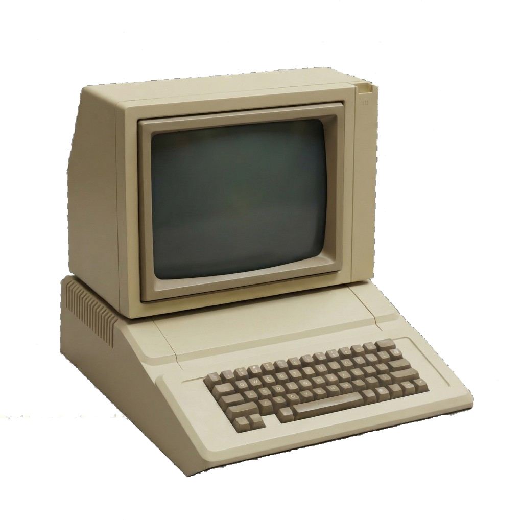 Retro Apple II computer